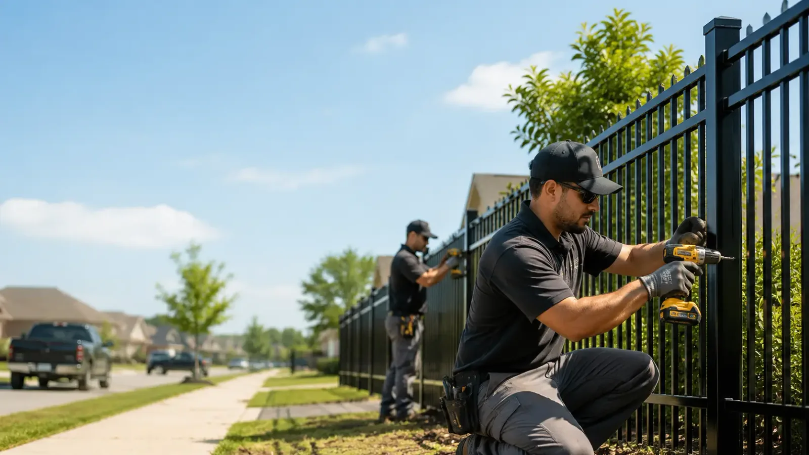 Metal Fence Installation in Riverton, IL